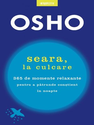 cover image of OSHO. Seara, La Culcare